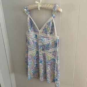 For Love And Lemons Multicolor Floral Mini Dress